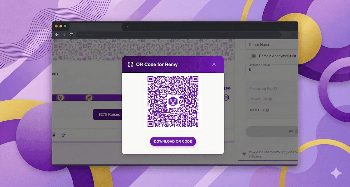 Participant QR Code Display